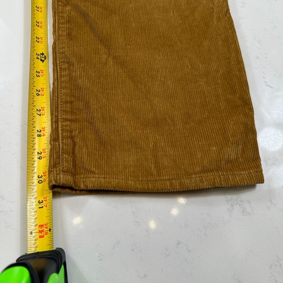 NWT Levis 94 Baggy Corduroy Jeans Womens 30x31 Brown Pants Mid Rise Straight Leg - Picture 6 of 15